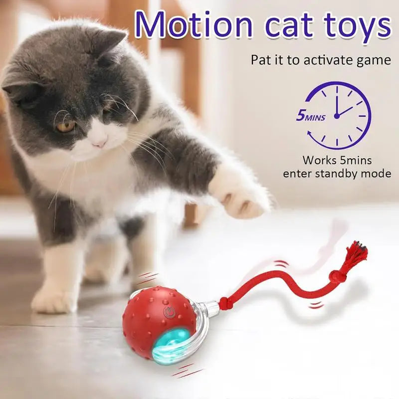 Bola Interativa Inteligente com Cauda para Gatos